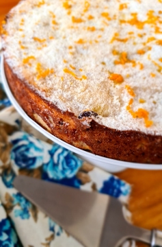 Torta de Ricota com Frutas Secas