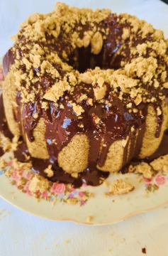 Receita de Bolo de Paçoca Funcional