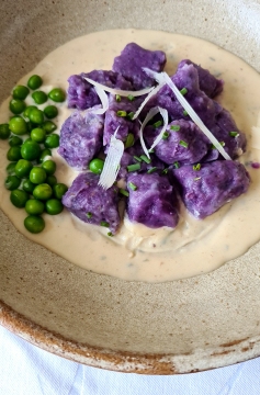Receita de Noque de Batata Doce Roxa
