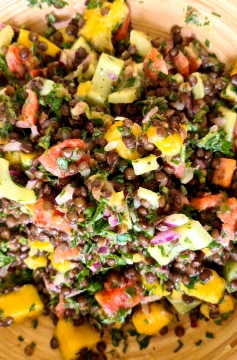 Receita de Salada de Lentilha